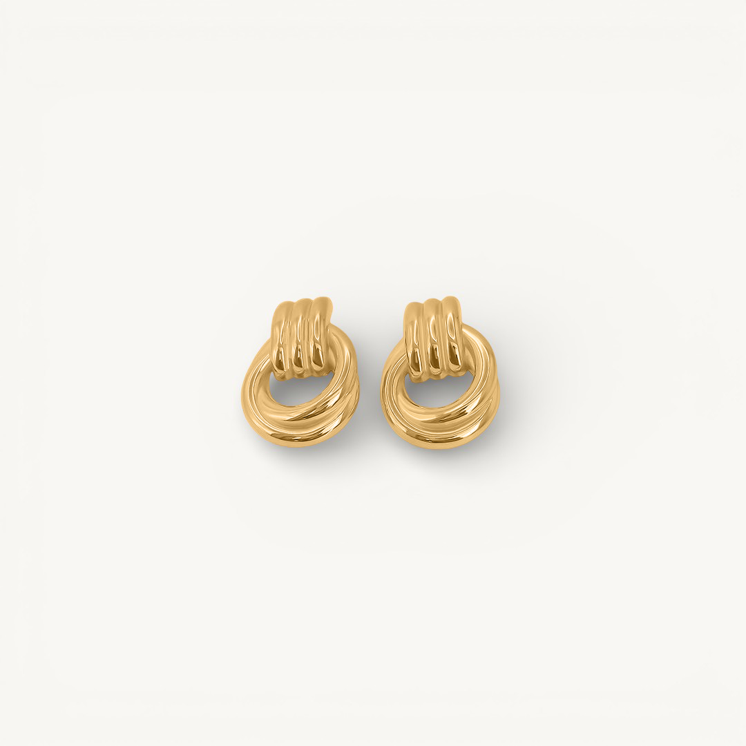 Anchor Loop Earrings