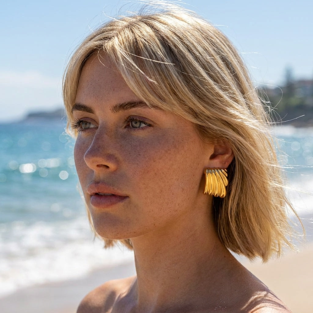 Drift Fan Earrings